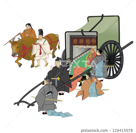 檳榔車：和泉式部乘坐王子的牛車 128415078