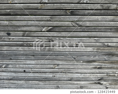 Old wall of planks texture as background 128415449
