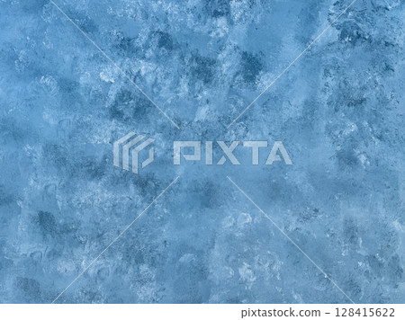 Blue Textured Wall Texture As Background 128415622