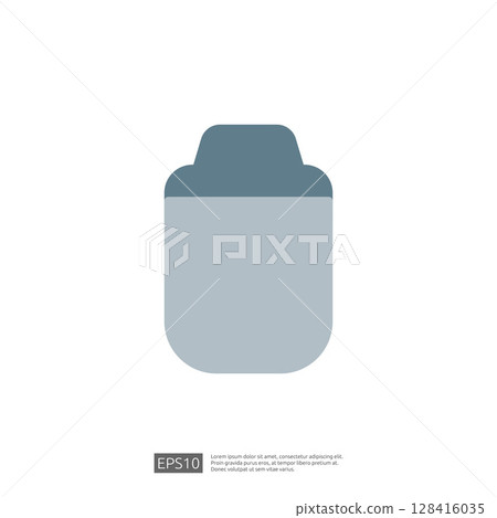 Minimalist Home Renovation Icon Depicting Modern Design Elements and Innovative Interior Styles in a Residential Improvement Project 128416035