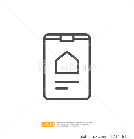 Home Renovation Project Planning Icon with Blueprint and House Design Elements for Construction and Improvement in Residential Spaces Home Renovation Project Planning Icon with Blueprint and House Design Elements for Construction and Improvement in Residential Spaces 128416103