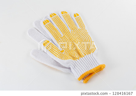 Work gloves, white background Work gloves, white background 128416167
