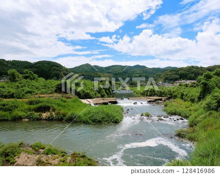 禦船川風景(熊本縣禦船町) 禦船川風景(熊本縣禦船町) 128416986