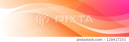 Abstract luminous color gradient wave background. Wavy stripe line design for banner, brochure, poster, cover, website, and header 128417231