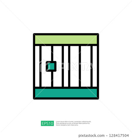 Icon of a Geometric Courtroom Gavel Symbolizing Law and Judgment in a Minimalist Design Icon of a Geometric Courtroom Gavel Symbolizing Law and Judgment in a Minimalist Design 128417504