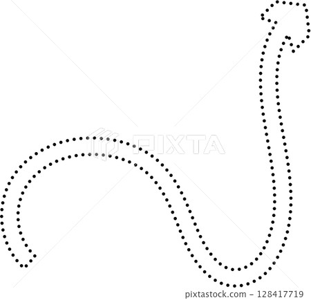 Arrow zigzag and curved stripes design with dotted lines Arrow zigzag and curved stripes design with dotted lines 128417719