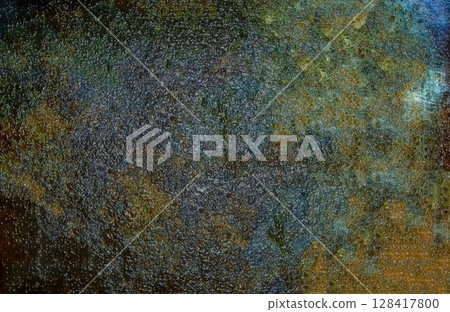 Abstract background showing textured surface with colorful pattern 128417800