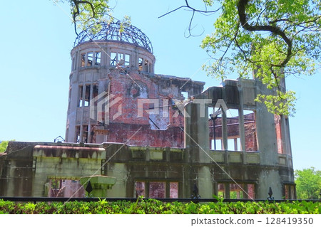 [廣島縣] 原子彈爆炸圓頂屋與和平紀念公園 128419350
