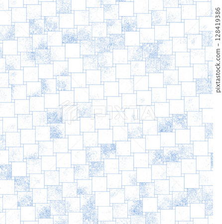 Light blue square pattern creating textured background design 128419386