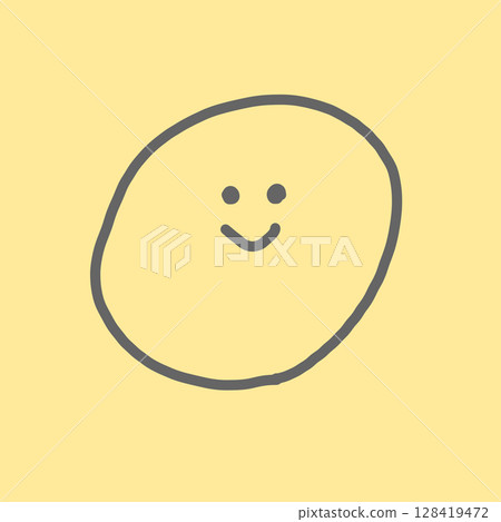 Yellow smiley face 128419472