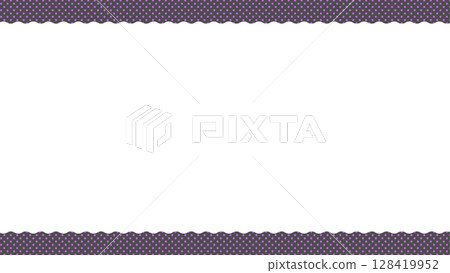 萬聖節彩色圓點框架背景，黑色和紫色 128419952