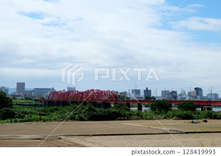 Wakayama City, Wakayama Prefecture_Nankai Main Line Kinokawa Bridge 2_September 2024 Wakayama City, Wakayama Prefecture_Nankai Main Line Kinokawa Bridge 2_September 2024 128419993