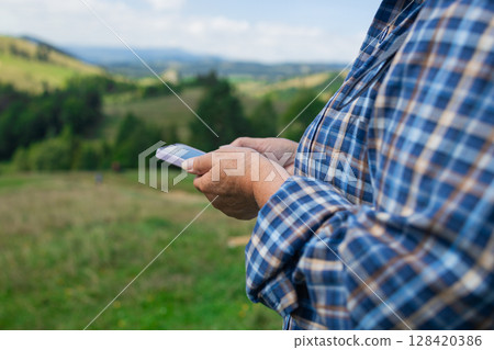 Digital Route to the Destination Digital Route to the Destination 128420386