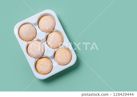 Japanese Mango ice cream mochi 128420444