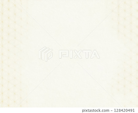 日本紙紋理的圖像素材:方格圖案,淡黃色 日本紙紋理的圖像素材:方格圖案,淡黃色 128420491