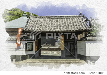 Watercolor style, Tokushima City, Teramachi, Tokushima Prefecture, Tokushima City 128421005