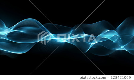 Abstract Blue Lines Background Abstract Blue Lines Background 128421069