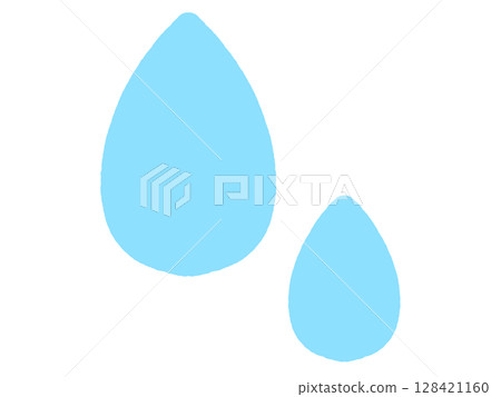 Simple and cute emoticon sweat mark illustration material Simple and cute emoticon sweat mark illustration material 128421160
