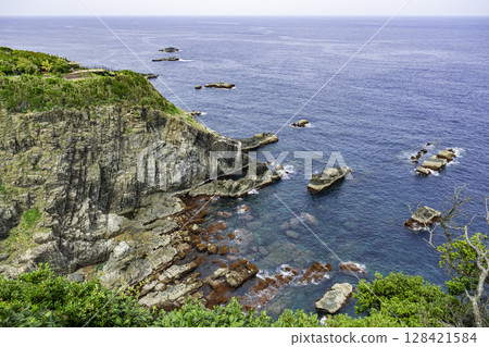 Cape Ashizuri, Tengu's Nose, Tosashimizu City, Kochi Prefecture 128421584