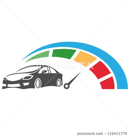 Performance Level Speed Gauge Performance Level Speed Gauge 128421779