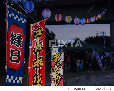 夏季節日攤位 128421791