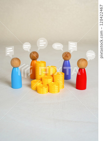 People discuss how to split the profit. Investment plans. Partnership dynamics, financial tension, and the importance of negotiation. Equity conflicts, exit strategies 128422467