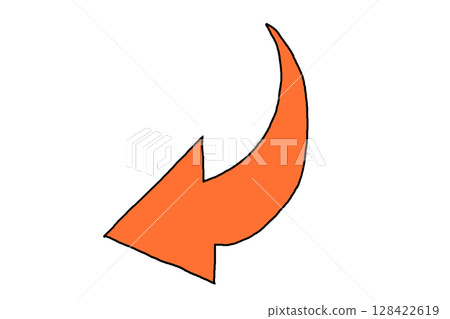 orange arrow orange arrow 128422619