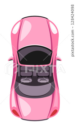 Pink cadillac vehicle classic automobile 128424098