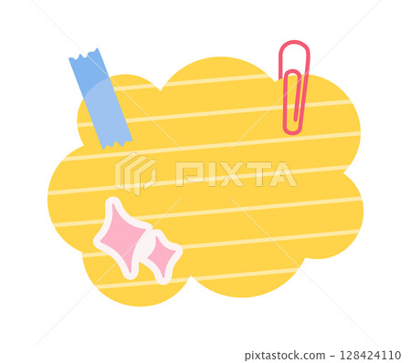 Sticky note page copy space Sticky note page copy space 128424110