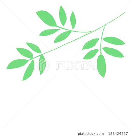 竹葉樹枝特寫圖 128424237