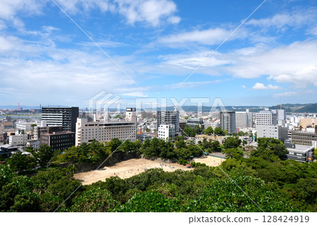 Wakayama City, Wakayama Prefecture_Northwest view from Wakayama Castle 7_September 2024 Wakayama City, Wakayama Prefecture_Northwest view from Wakayama Castle 7_September 2024 128424919