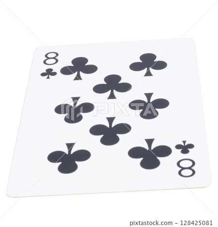 card gambling on white game luck eight clubs 128425081