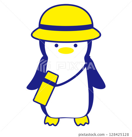 Illustration material: Penguin wearing a hat Illustration material: Penguin wearing a hat 128425128
