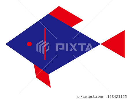 Illustration material: Fish 128425135