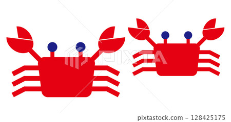 插畫材料：2隻螃蟹 128425175