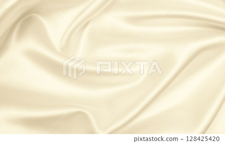 Smooth elegant golden silk or satin luxury cloth texture as wedding background. Luxurious background design. In Sepia toned. Retro style 128425420