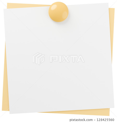 3D background material_Magnet_Paper_Yellow 128425560