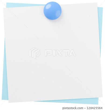 3D background material_Magnet_Paper_Light blue 128425564