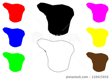 Fallujah city (Republic of Iraq, Governorate Al Anbar) map vector illustration, scribble sketch Al-Fallujah map Fallujah city (Republic of Iraq, Governorate Al Anbar) map vector illustration, scribble sketch Al-Fallujah map 128425858
