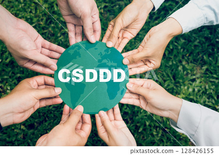 The Corporate Sustainability Due Diligence Directive (CSDDD) concept. The Corporate Sustainability Due Diligence Directive (CSDDD) concept. 128426155
