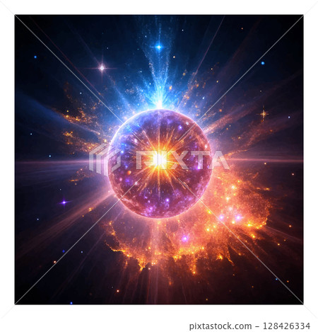 Outer space and supernova 128426334