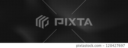 Dark metal diamond shape perforated speaker mesh seamless bg with black backdrop 128427697