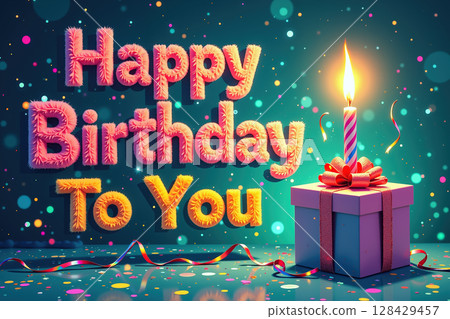 Happy birthday to you. 128429457