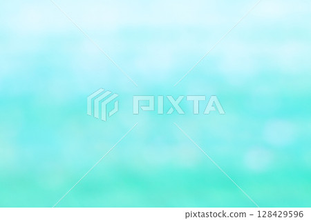Soft blue-green bokeh/circular bokeh background 128429596