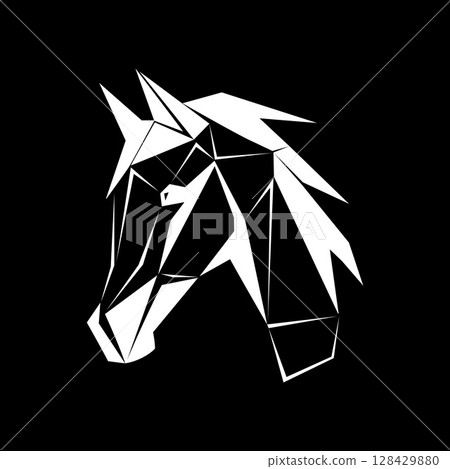 Horse head 128429880