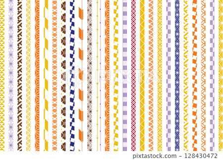 Autumn season colorful Japanese pattern background illustration Autumn season colorful Japanese pattern background illustration 128430472