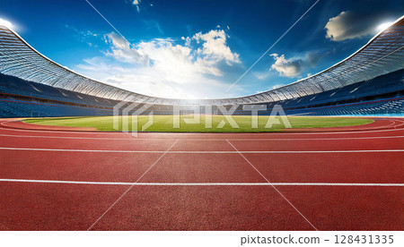 Athletics stadium Athletics stadium 128431335