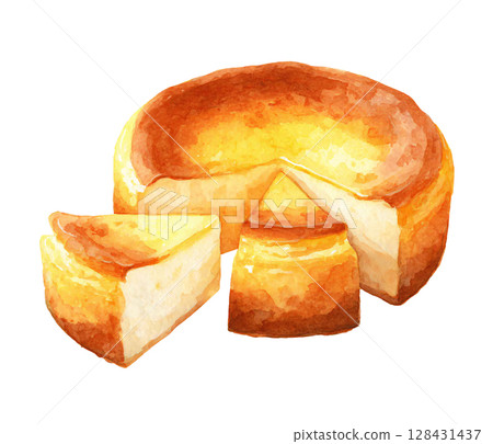 烤芝士蛋糕 128431437