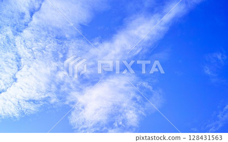 Blue sky and cloud image 128431563