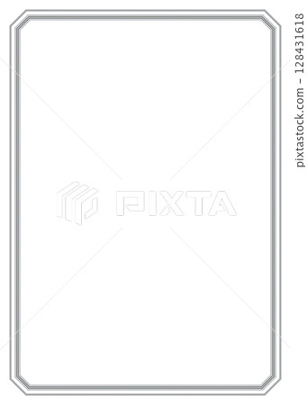 簡單框架插圖素材銀灰色金屬框白色背景PNG 簡單框架插圖素材銀灰色金屬框白色背景PNG 128431618